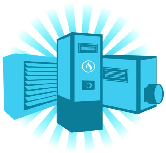 Alloljebrännare Kroll varmluftspanna